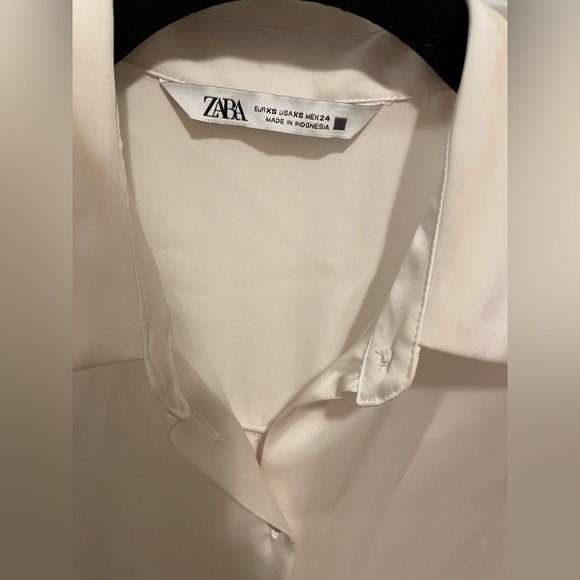 Satin button down - Picture 2 of 2